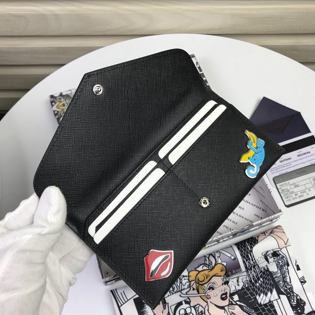 prada錢包 普拉達專櫃最新爆款 1MF012 2019最新爆款女士長錢夾 prada女士翻蓋錢包  pyd2067